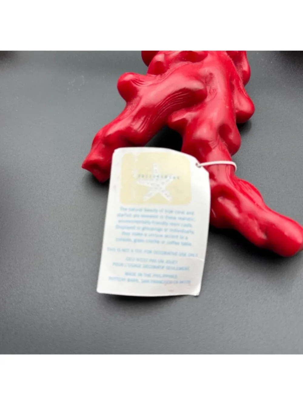 Set of Five Pottery Barn Resin Coral branch decor piece